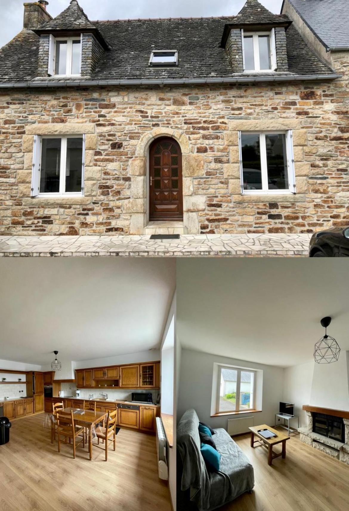 Charmante Maison En Pierre Morlaix Exteriör bild